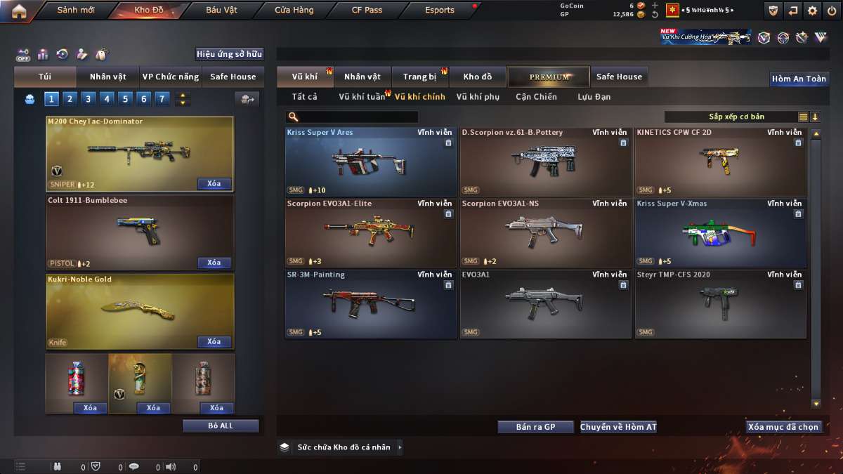 shop acc cf uy tin gia re